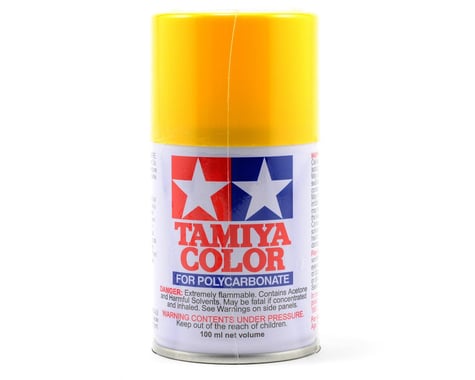 Tamiya 86006 PS-6 Yellow Lexan Spray Paint (100ml)