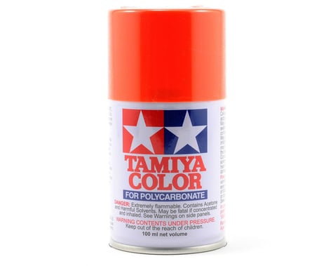 Tamiya 86007 PS-7 Orange Lexan Spray Paint (100ml)