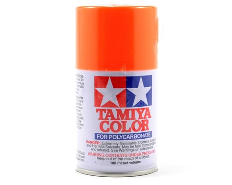Tamiya 86024 PS-24 Fluorescent Orange Lexan Spray Paint (100ml)