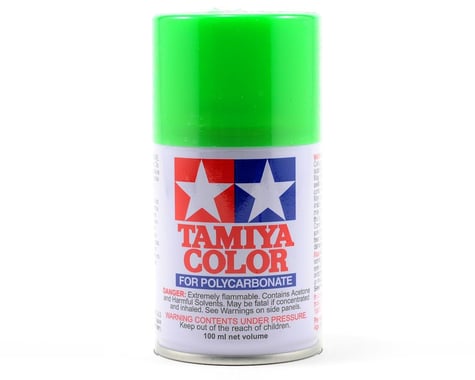Tamiya 86028 PS-28 Fluorescent Green Lexan Spray Paint (100ml)