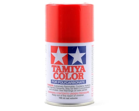 Tamiya 86034 PS-34 Bright Red Lexan Spray Paint (100ml)