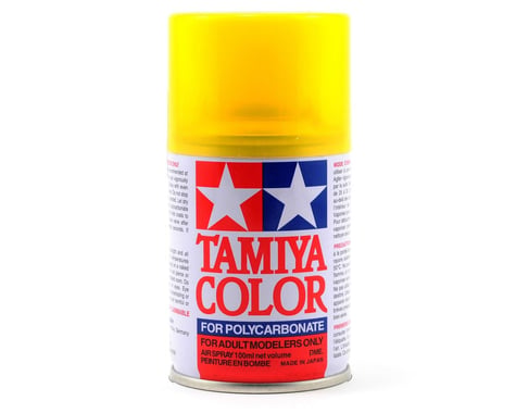 Tamiya 86042 PS-42 Translucent Yellow Lexan Spray Paint (100ml)