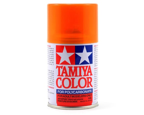 Tamiya 86043 PS-43 Translucent Orange Lexan Spray Paint (100ml)