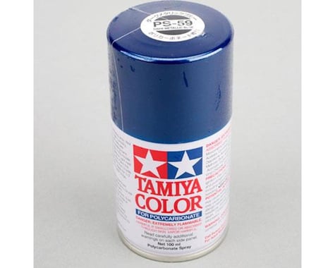 Tamiya 86059 PS-59 Dark Metallic Blue Lexan Spray Paint (100ml)