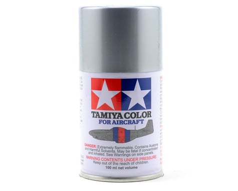 Tamiya 86512 AS-12 Bare Metal Silver Aircraft Lacquer Spray Paint (100ml)