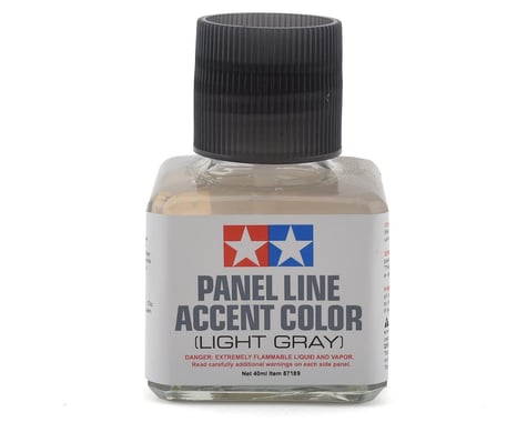 Tamiya 87189 Panel Line Accent Color (Light Grey) (40ml)
