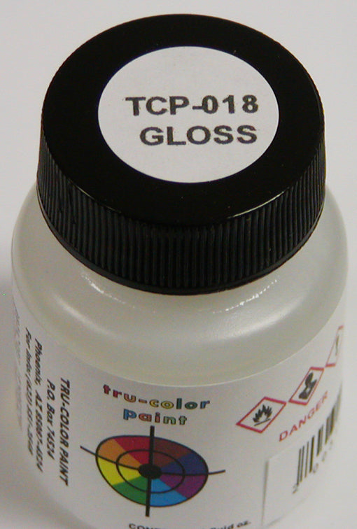 Tru-Color Paint 018 - Railroad Color Acrylic Paint - 1oz/29.6mL - Clear Gloss