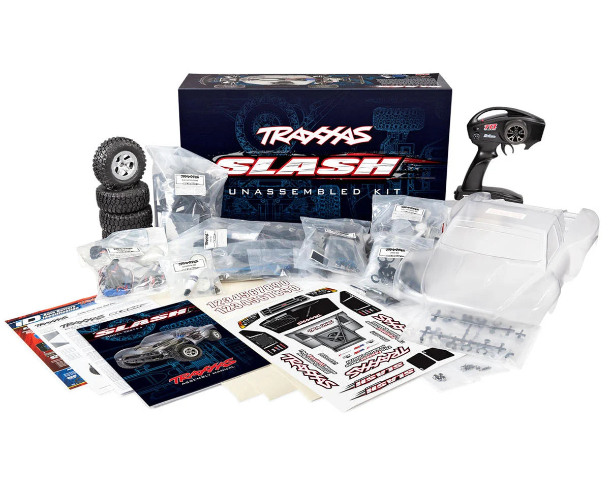 Traxxas 58214-4-R5 Slash® 1/10 Electric 2WD Short Course Truck Kit (Clear) w/XL-5™ ESC & TQ™ 2.4GHz Radio
