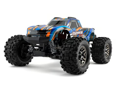 Traxxas 90376-4-ORNG Stampede 4x4 VXL Brushless RTR 1/10 4WD Monster Truck (Orange) w/TQi 2.4GHz Radio & TSM