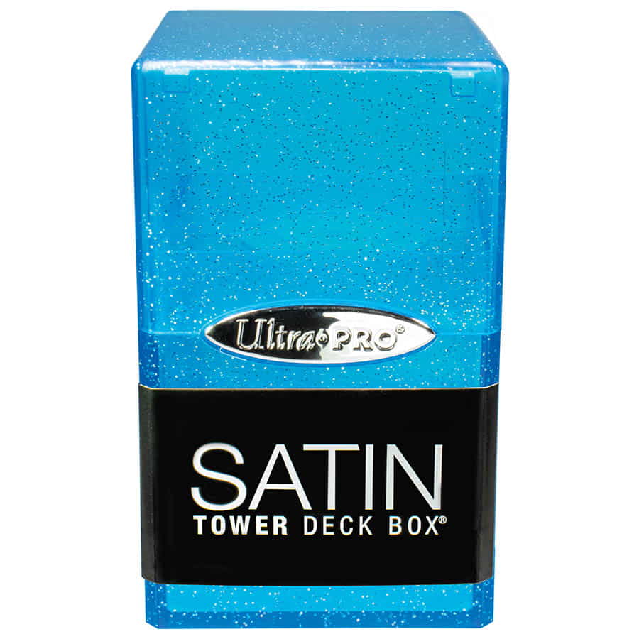 Ultra Pro 15909 Satin Tower Deck Box - Glitter Blue