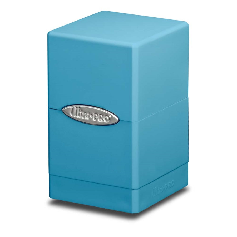 Ultra Pro 84180 Satin Tower Deck Box - Light Blue