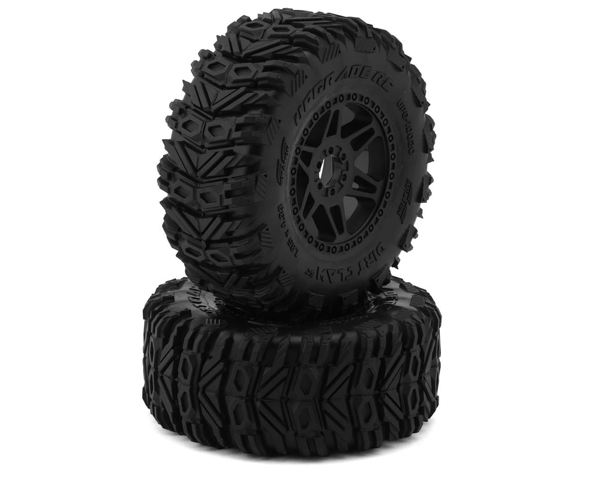 UpGrade RC 10020 Dirt Claw SC 2.2/3.0" Pre-Mounted BELTED Short Course Truck Tires (2) (17mm/14mm/12mm