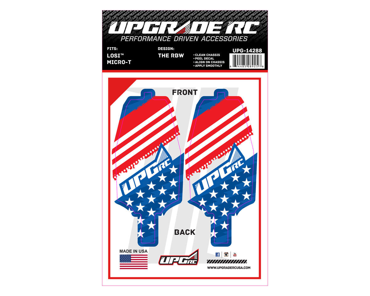 UpGrade RC 14288 Chassis Protector for Losi® Micro-T (The RWB) (2)