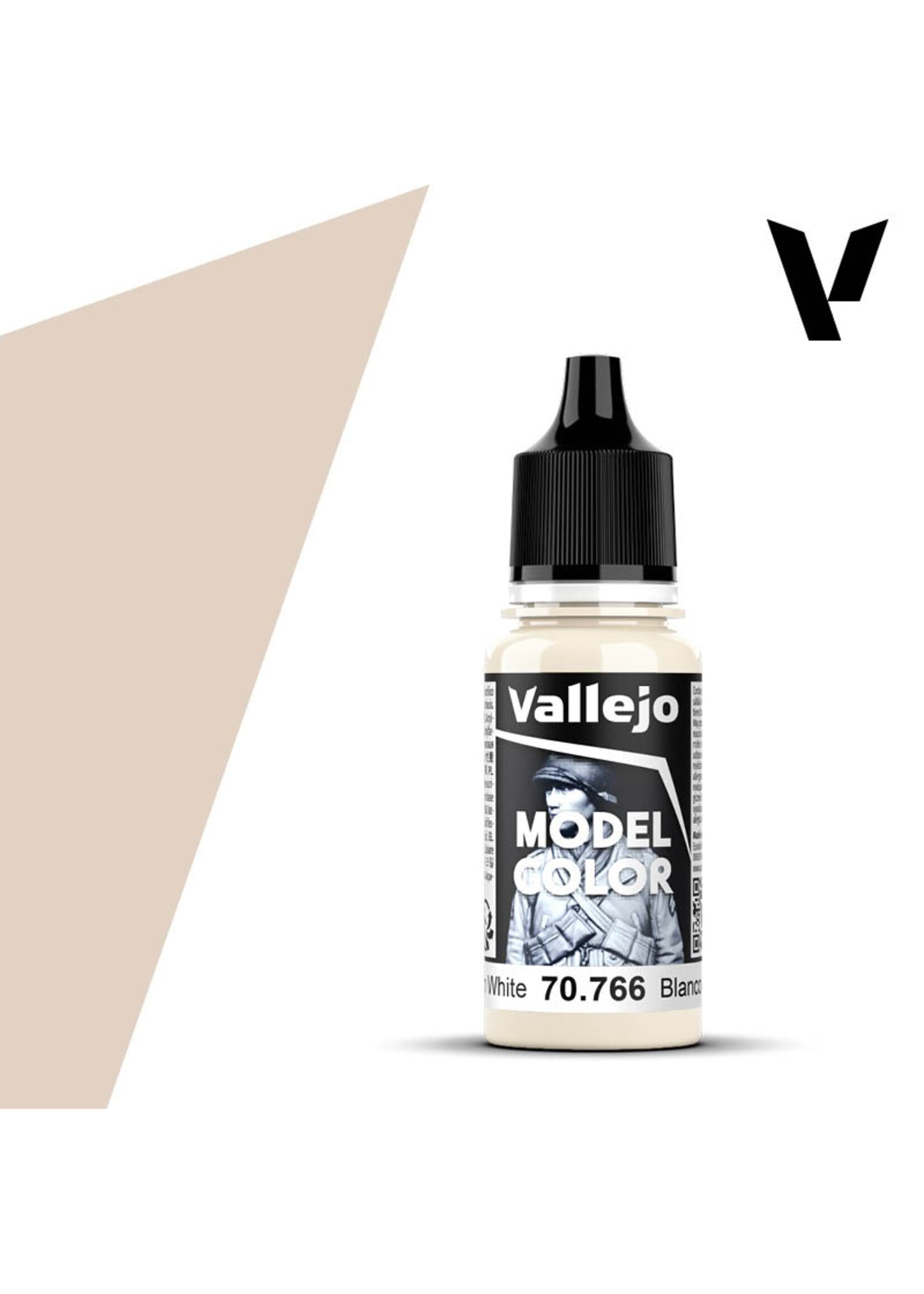 Vallejo Model Color (021) 70.766 Cream White 18ml