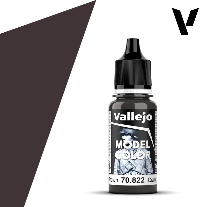 Vallejo Model Color (145) 70.822 German Black Brown 18ml