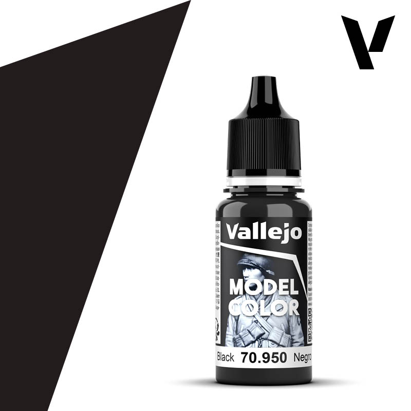 Vallejo Model Color (191) 70.950 Black 18ml