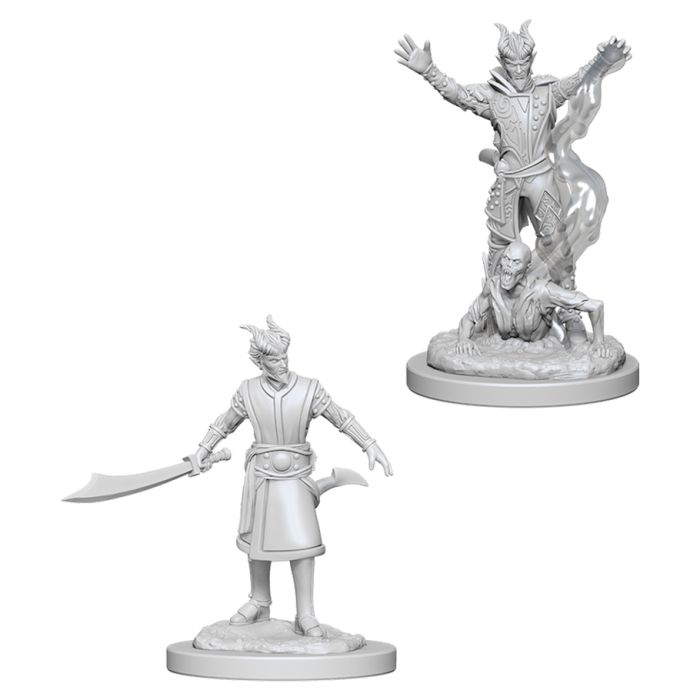 WIZKIDS 73388 D&D Nolzur's Marvelous Miniatures: Male Tiefling Warlock