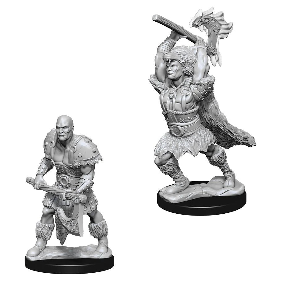 WIZKIDS 73833 D&D: Nolzur's Marvelous Minis: Male Goliath Barbarian W10 (Unpainted)