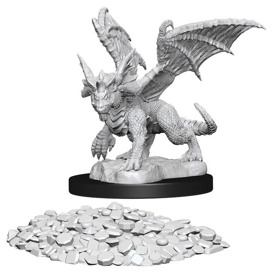 WIZKIDS 73852 D&D: Nolzur's Marvelous Minis: Blue Dragon Wyrmling W10