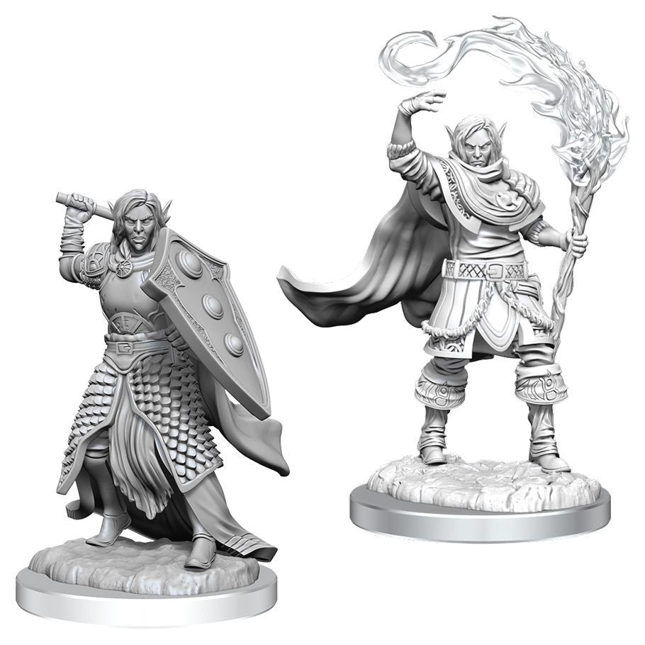WIZKIDS 90404 D&D: Nolzur's Marvelous Minis: Elf Cleric Male Wave 16