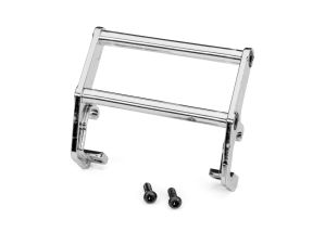 Traxxas 9833 Push bar, bumper, chrome (assembled) (fits #9834 bumper)