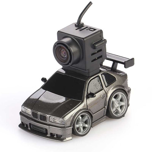 FMS 16401RTRGY-FPV 1/64 FLUSH30 RTR Micro FPV Car (Grey) w/Goggle, Camera & Transmitter