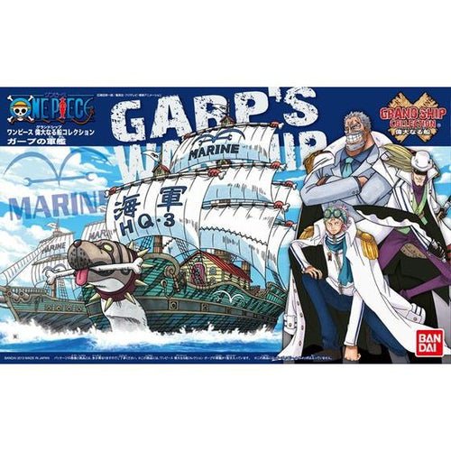 Bandai 2215531 One Piece Grand Ship Collection Garp's Warship Model Kit