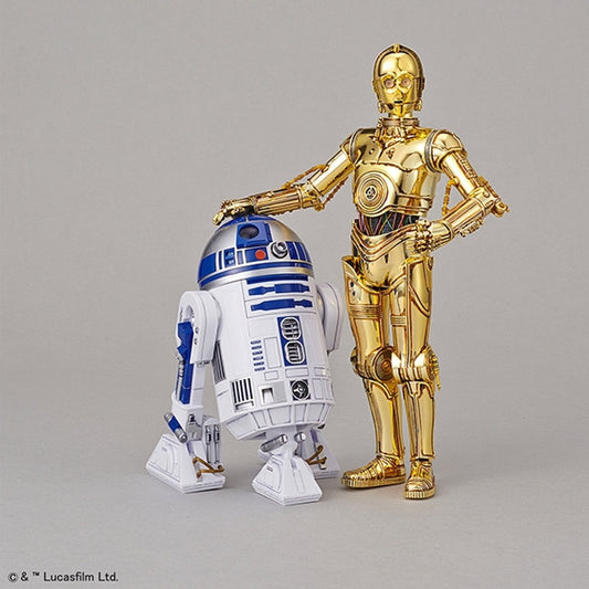 Bandai 223297 C-3PO & R2-D2, Star Wars Character Line