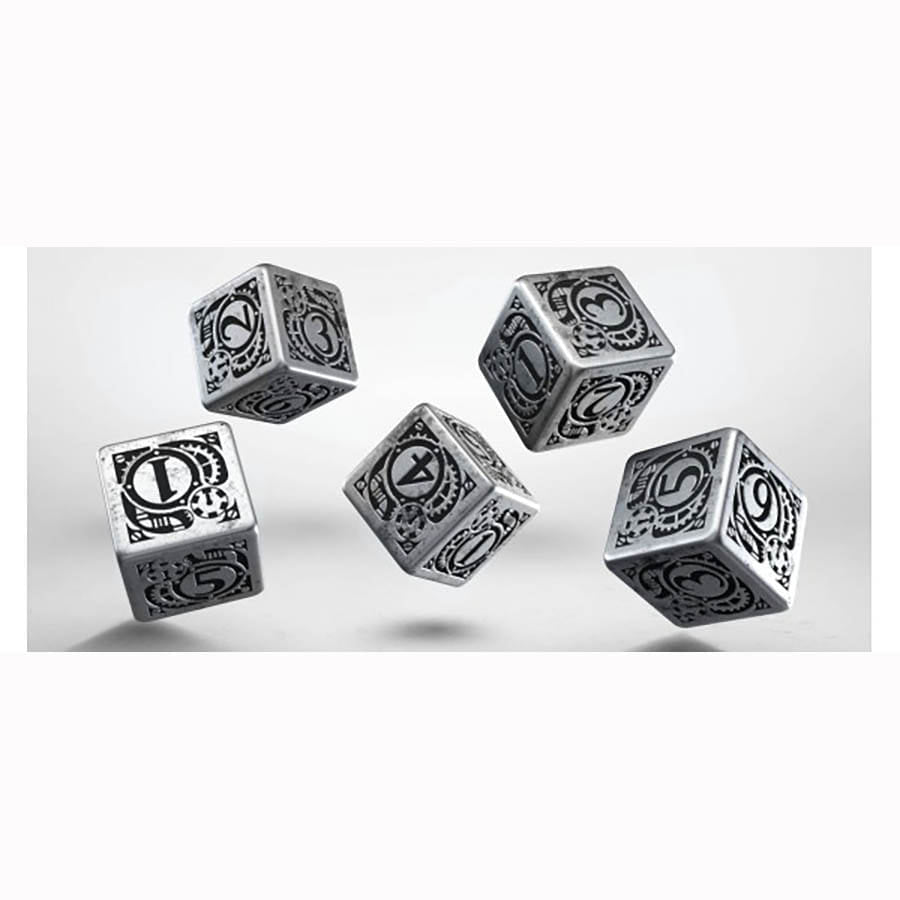 Q-Workshop SMST01 Metal Steampunk Dice Set