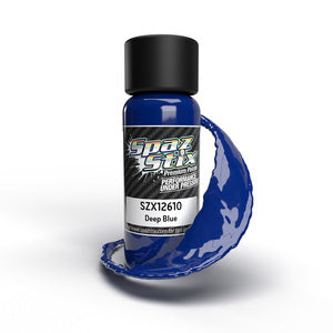 SpazStix 12610 Deep Blue Airbrush Ready Paint, 2OZ
