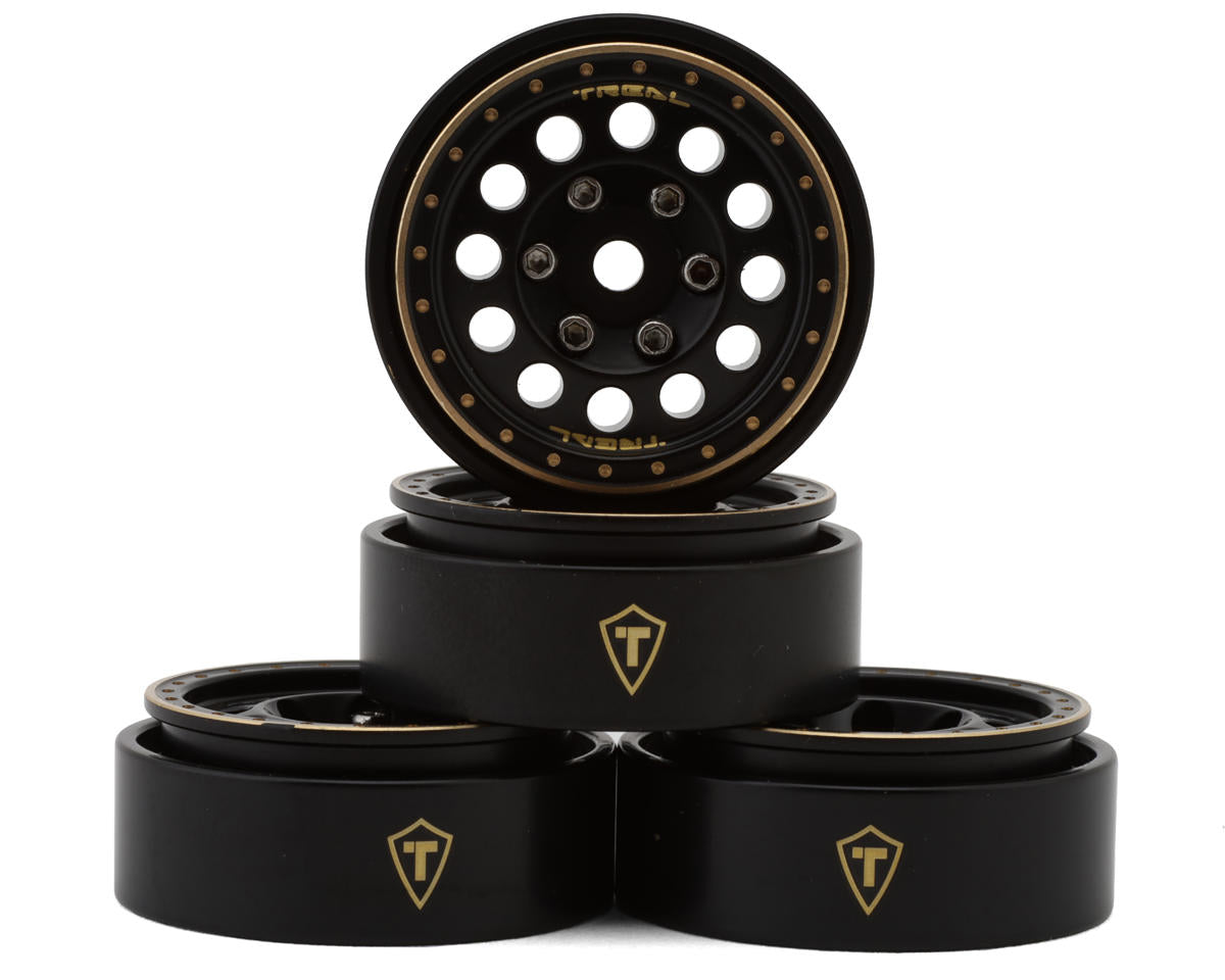 Treal TSCX24-140 Type A 1.0" 12-Hole Brass Beadlock Wheels