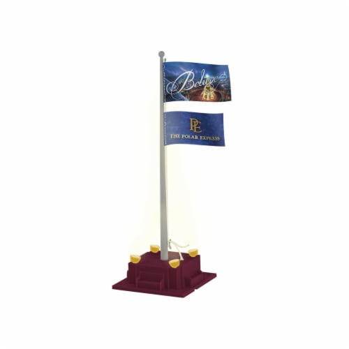 Lionel 85271 O Scale Plug-Expand-Play The Polar Express Illuminated Flagpole (1)