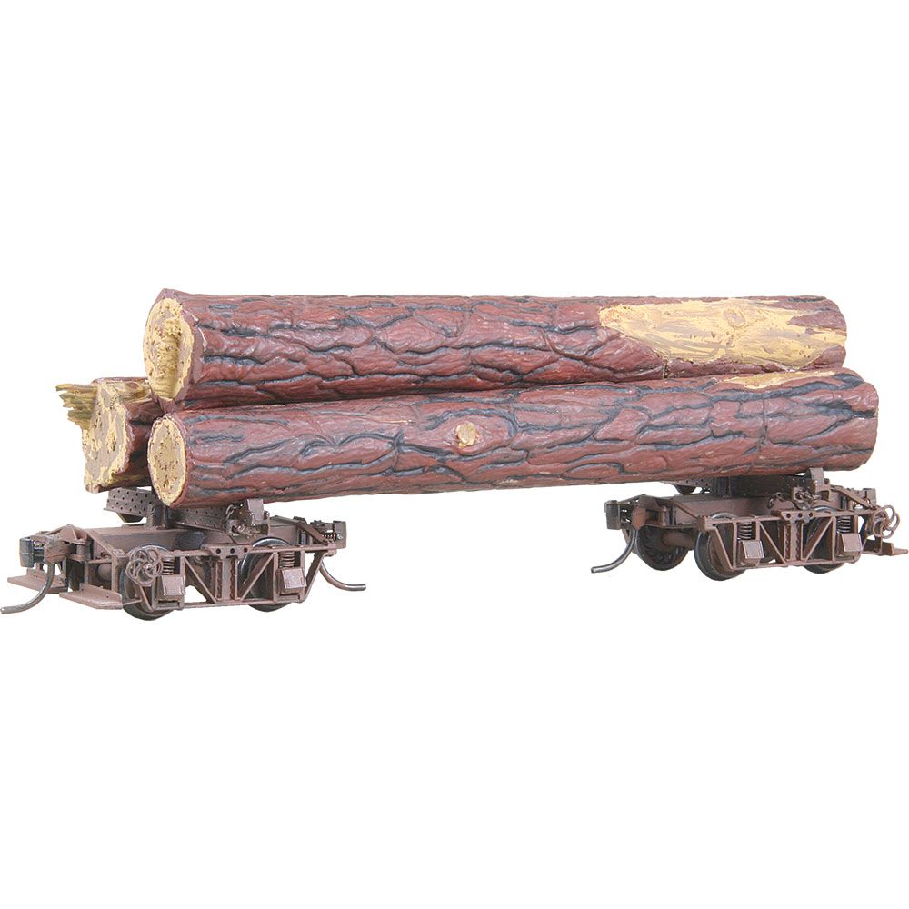 Kadee 101 #101 HO Scale Disconnect Log Car Trucks with logs Kit