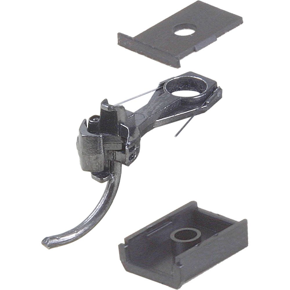 Kadee 119 HO Scale SE Shelf Whisker® Metal Couplers with Gearboxes - Medium (9/32") Centerset Shank
