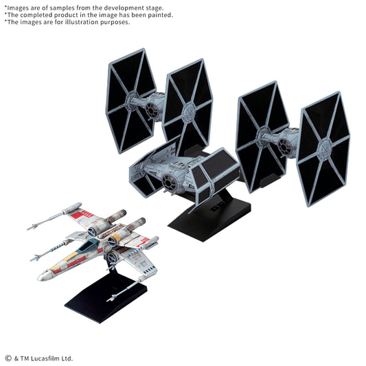 Bandai 2825324 STAR WARS: Vehicle Model 020 Trench Run Set