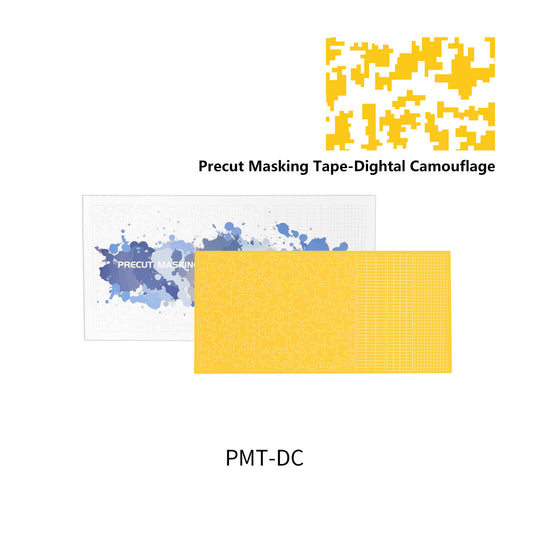 Dspiae PMT-DC PMT-DC  Precut Masking Tape - Digital Camouflage