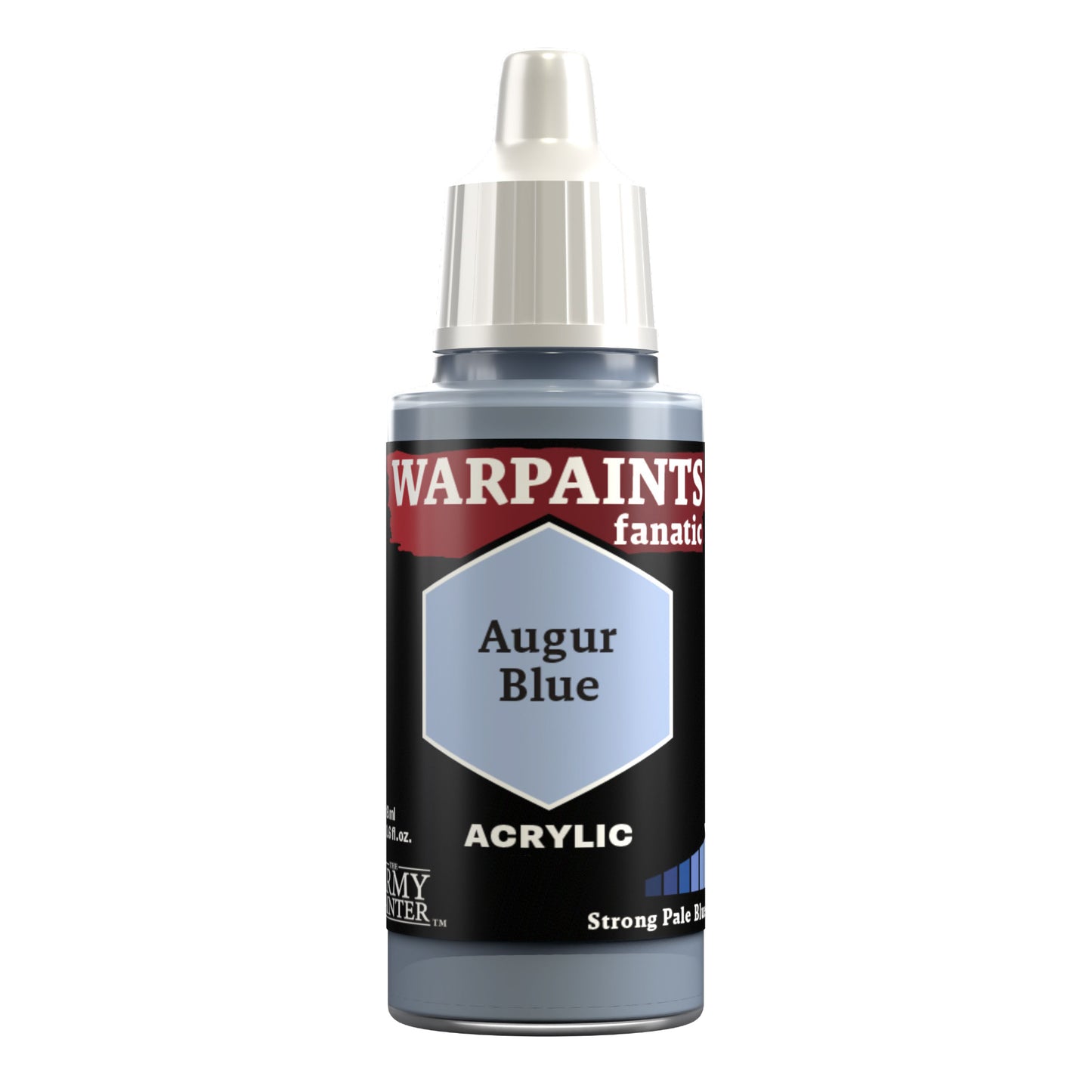 Army Painter WP3024 Warpaints Fanatic Acrylic Hobby Paint (Augur Blue) (18ml)