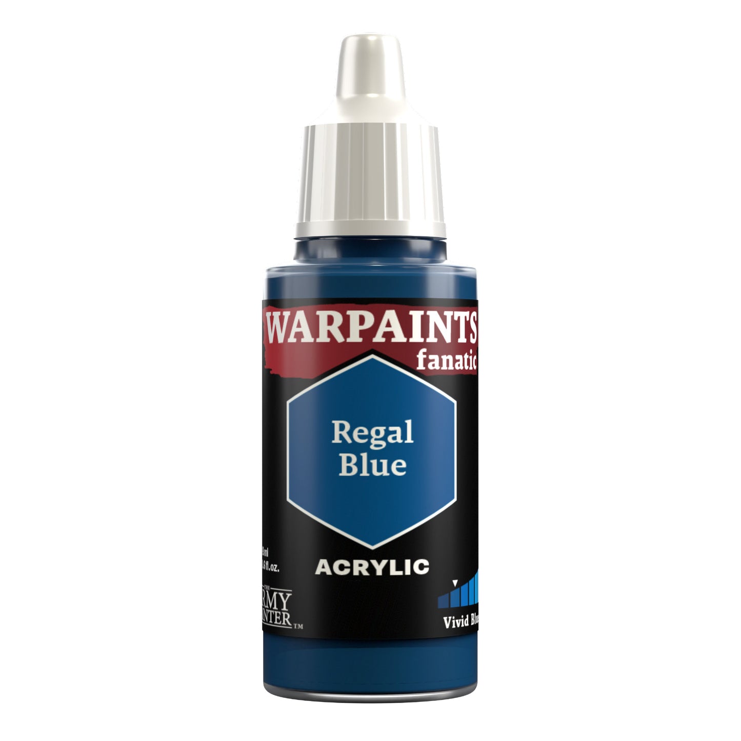 Army Painter WP3026 Warpaints Fanatic Acrylic Hobby Paint (Regal Blue) (18ml)