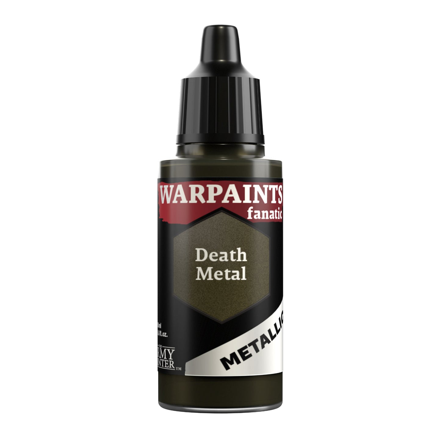 Army Painter WP3195 Warpaints Fanatic Metallic Acrylic Hobby Paint (Death Metal)