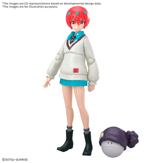 Bandai 2759291 Figure-Rise Standard Amate Yuzuriha (Machu) "Mobile Suit Gundam GQuuuuuuX"