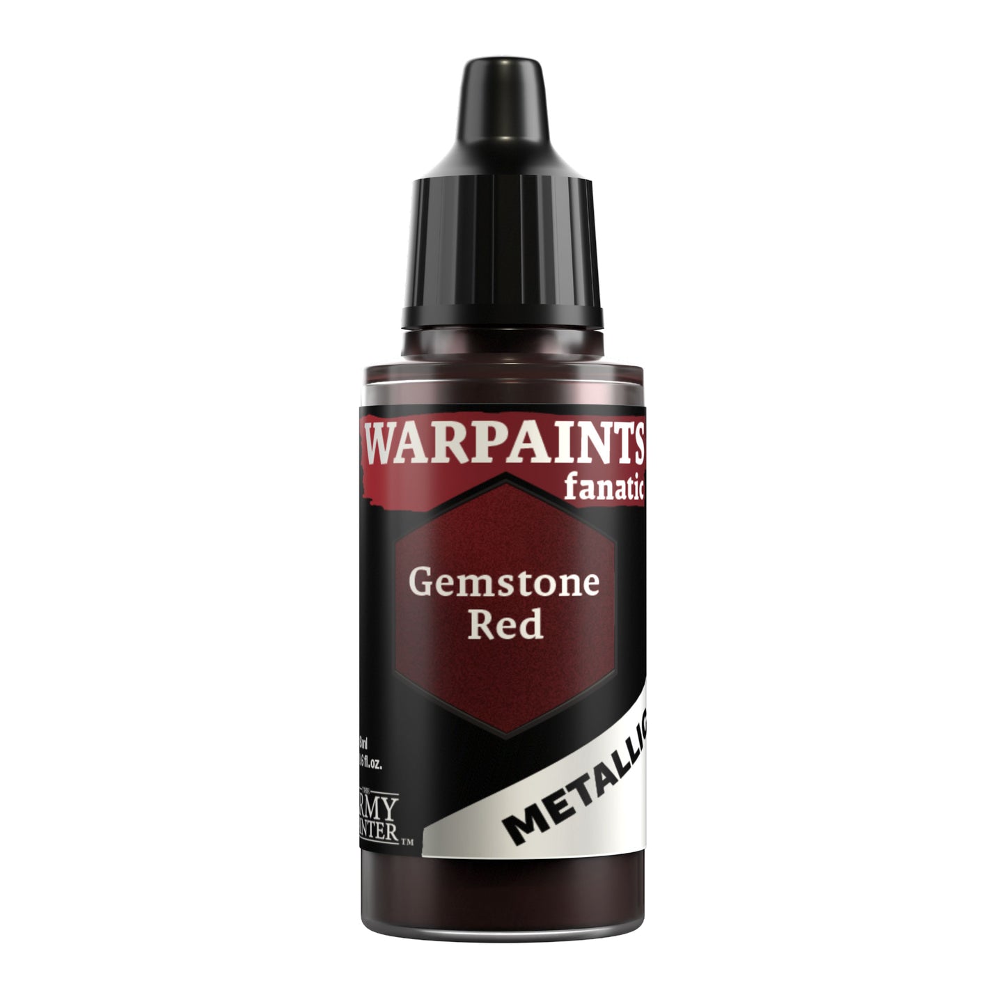 Army Painter WP3198 Warpaints Fanatic Metallic Acrylic Hobby Paint (Gemstone Red)