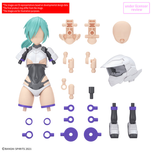 Bandai 2773807 30MS Option Parts Set 22 (Turbo Costume ?) [Color B]