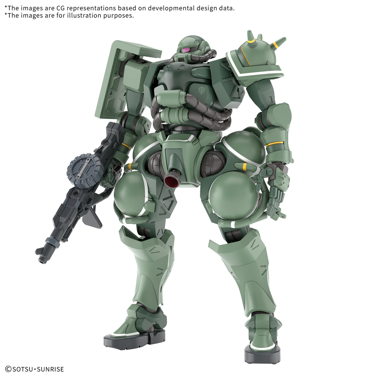 Bandai 2773840 5069173 HG #10 MS-06 Zaku (GQ) "Mobile Suit Gundam GQuuuuuuX"