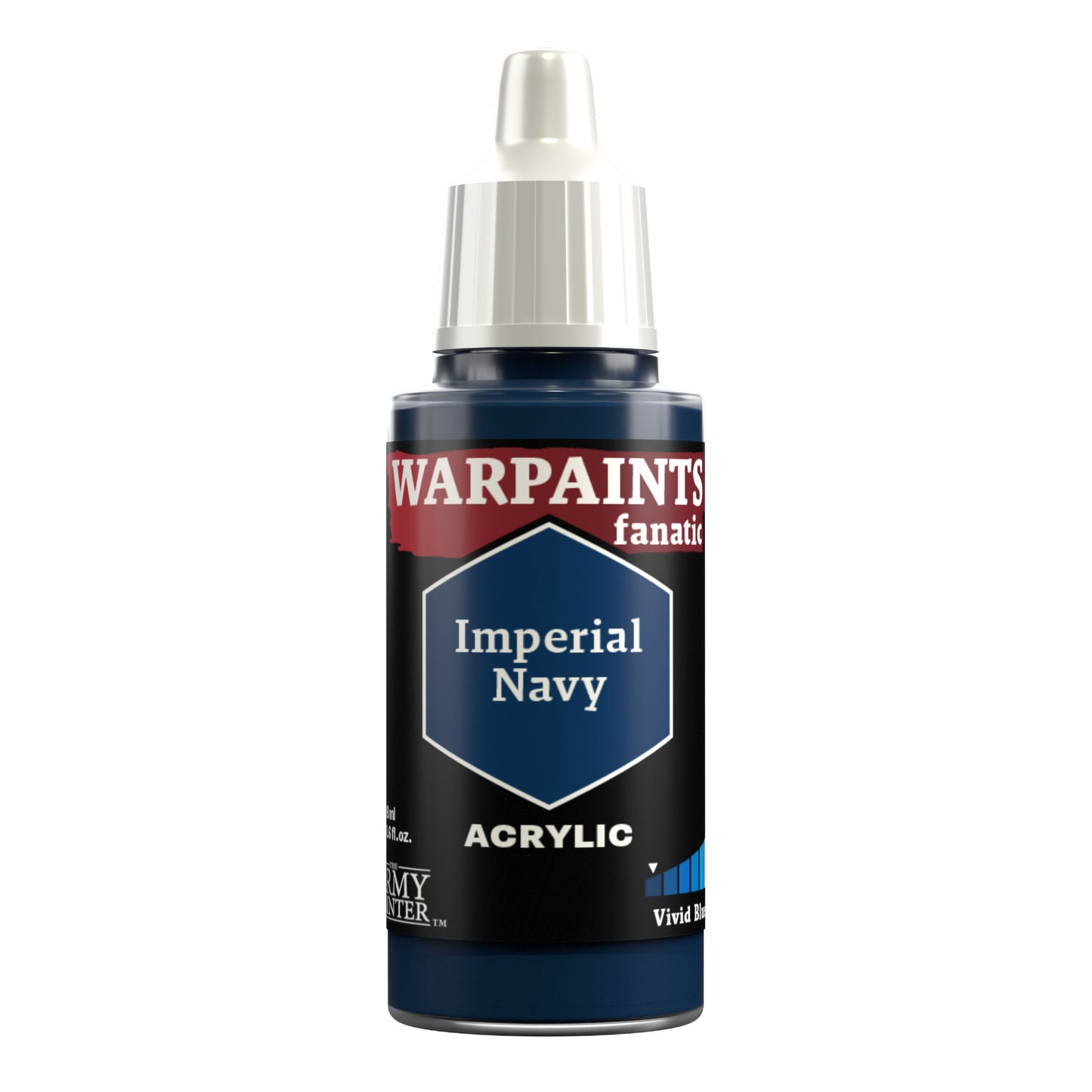 Army Painter WP3025 Warpaints Fanatic Acrylic Hobby Paint (Imperial Navy) (18ml)