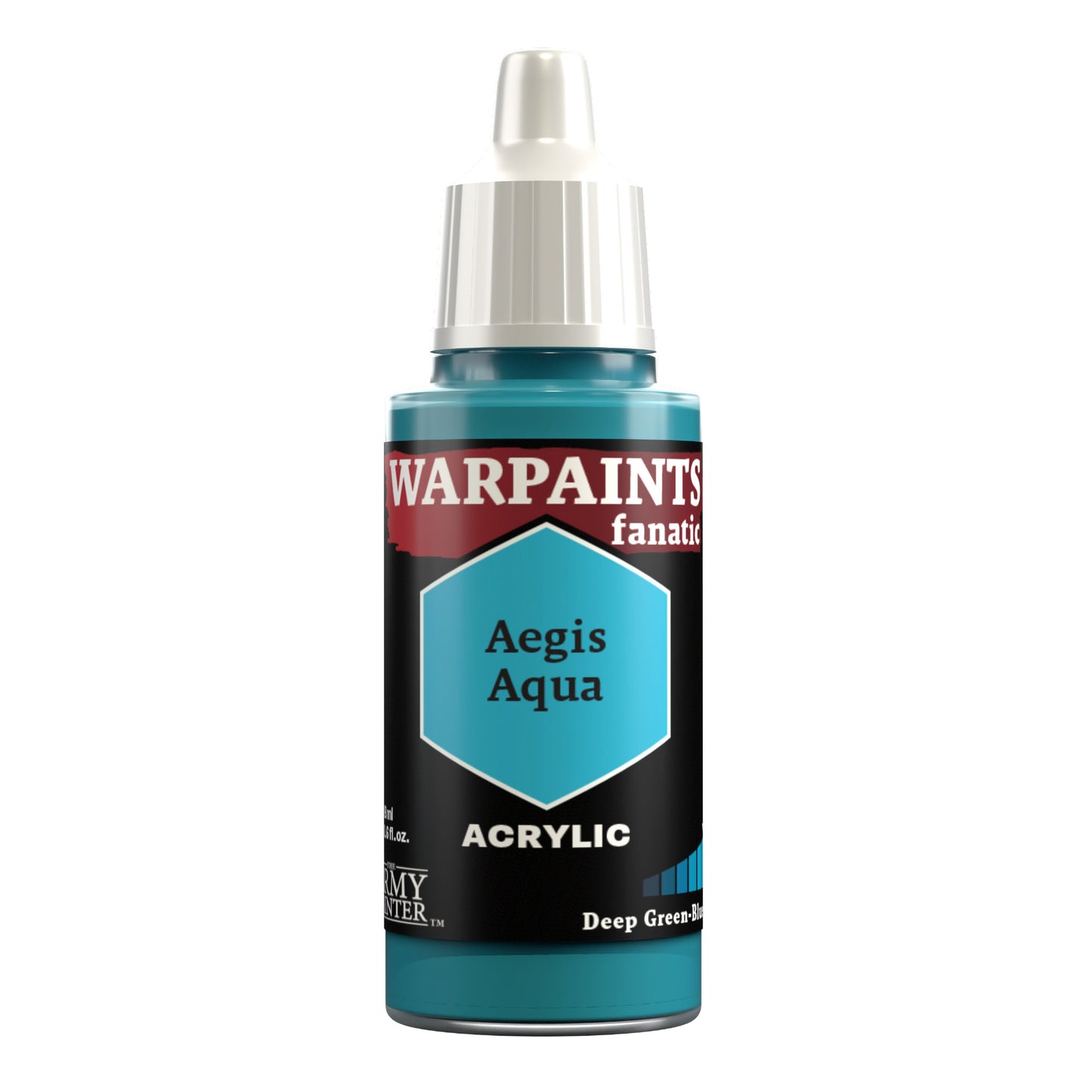 Army Painter WP3036 Warpaints Fanatic Acrylic Hobby Paint (Aegis Aqua) (18ml)