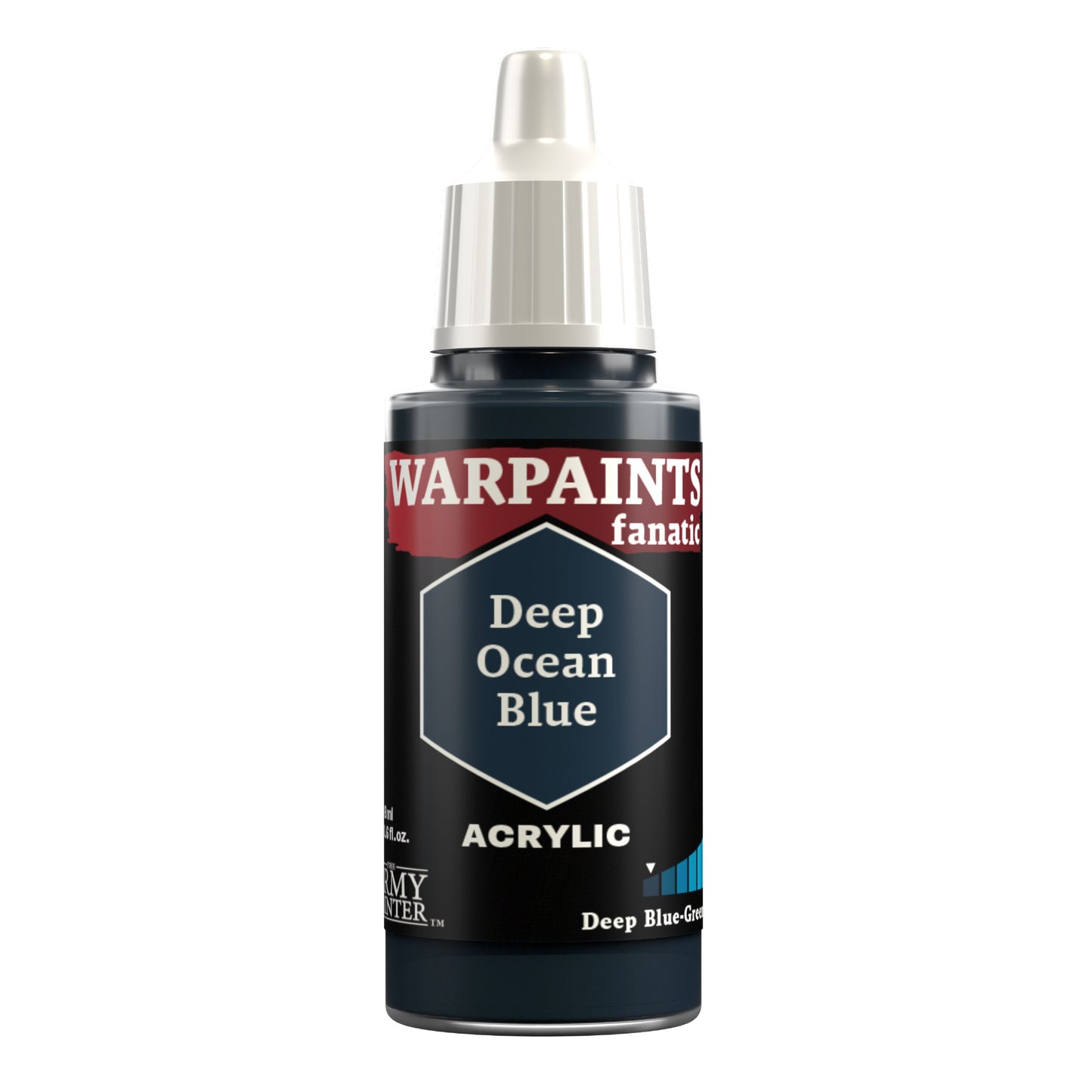 Army Painter WP3031 Warpaints Fanatic Acrylic Hobby Paint (Deep Ocean Blue) (18ml)
