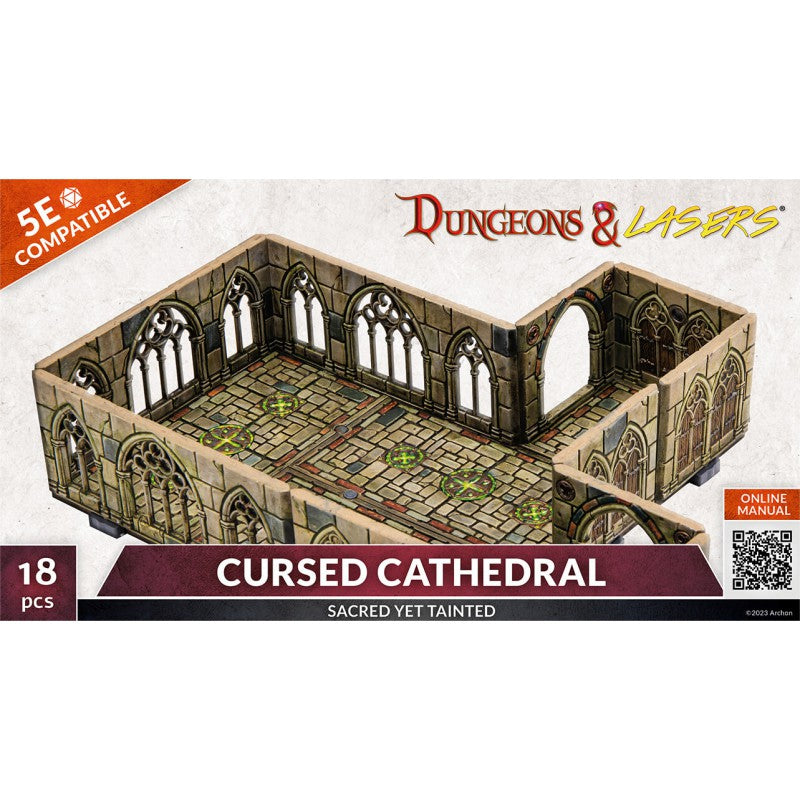 Archon Studio DNL0028 Dungeons and Lasers: Cursed Cathedral (Expansion Set)
