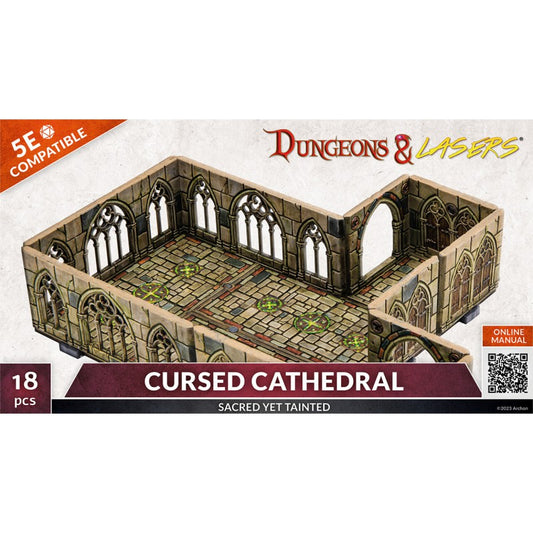 Archon Studio DNL0028 Dungeons and Lasers: Cursed Cathedral (Expansion Set)