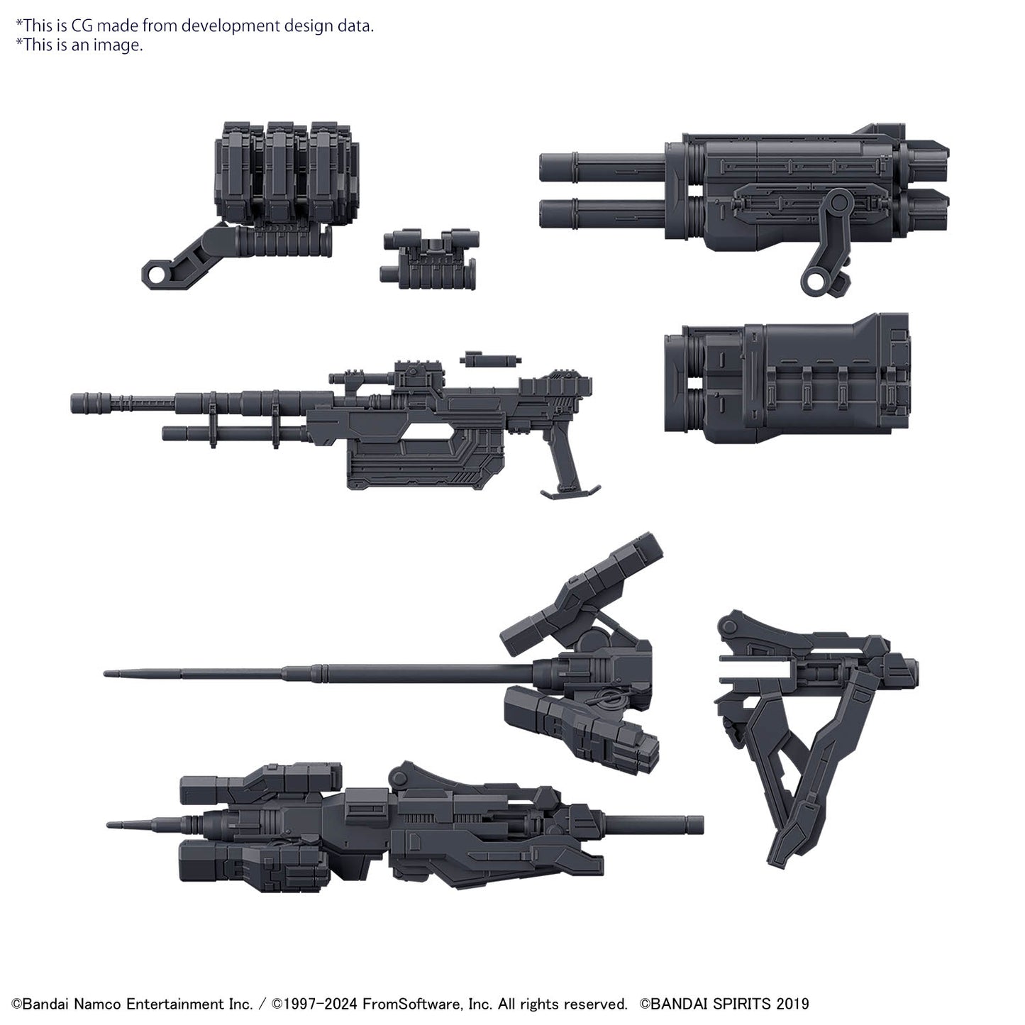 Bandai 2724575 30MM x Armored Core VI Option Parts Set Weapon Set 02 "Armored Core VI Fires of Rubicon"