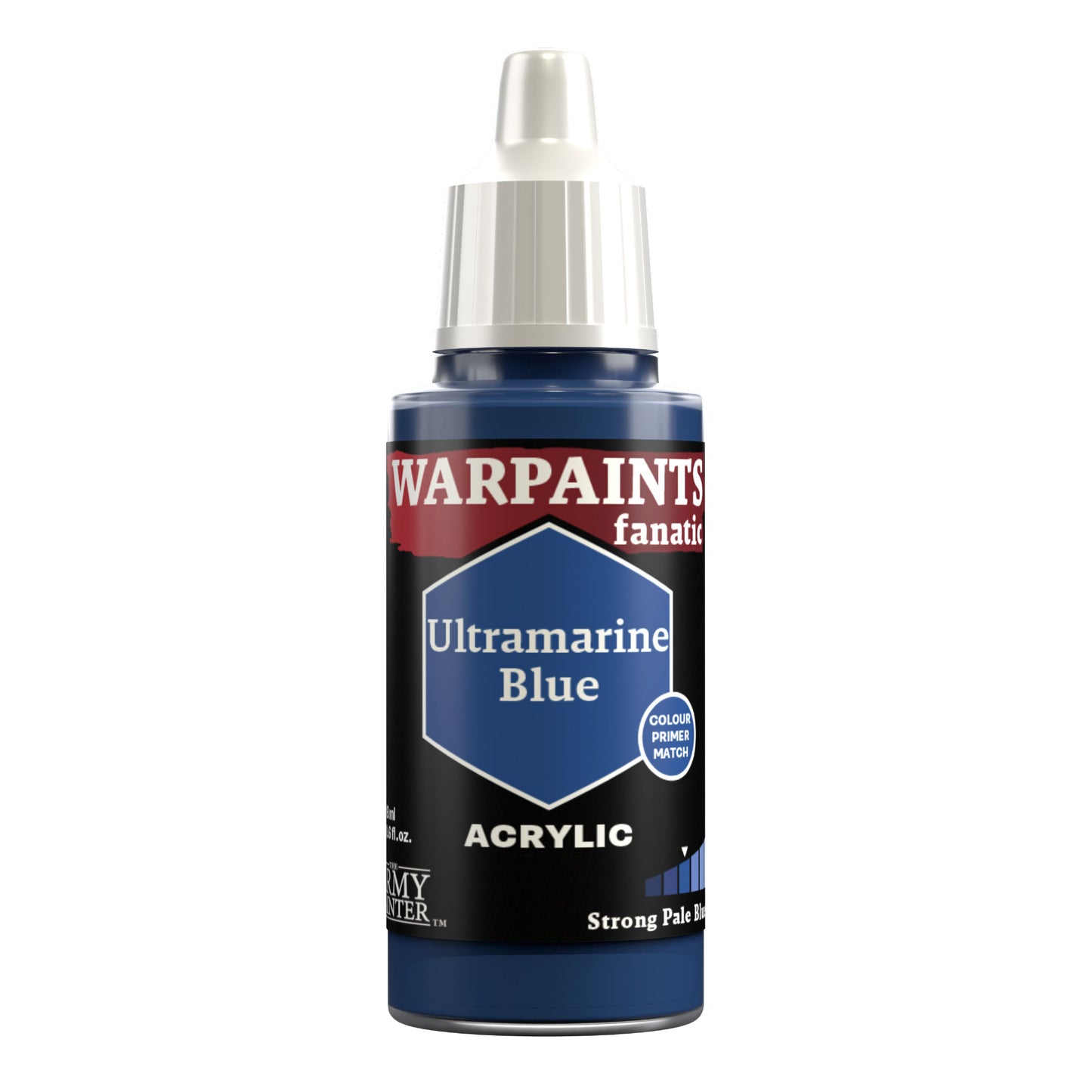 Army Painter WP3022 Warpaints Fanatic Acrylic Hobby Paint (Alpha Blue) (18ml)